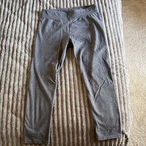 Pact Women's Gray Cropped Leggings / Yoga Pants, Small